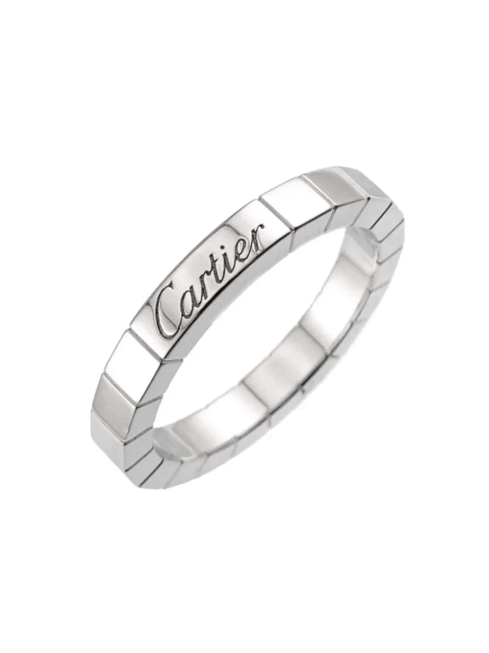 Cartier Laniere 54 Ring 18k WG White Gold 750